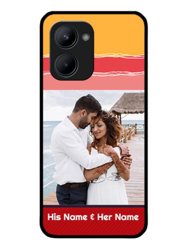 Custom Realme C33 2023 Custom Glass Mobile Case - Colorful Case Design