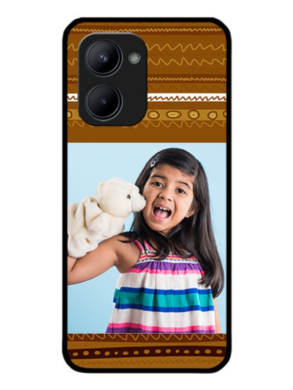 Custom Realme C33 2023 Custom Glass Phone Case - Friends Picture Upload Design