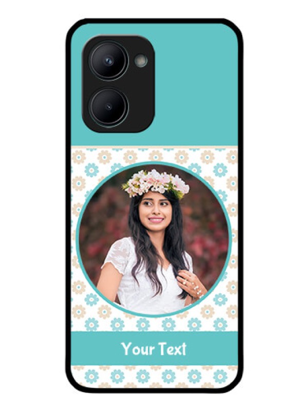 Custom Realme C33 2023 Custom Glass Mobile Case - Beautiful Flowers Design