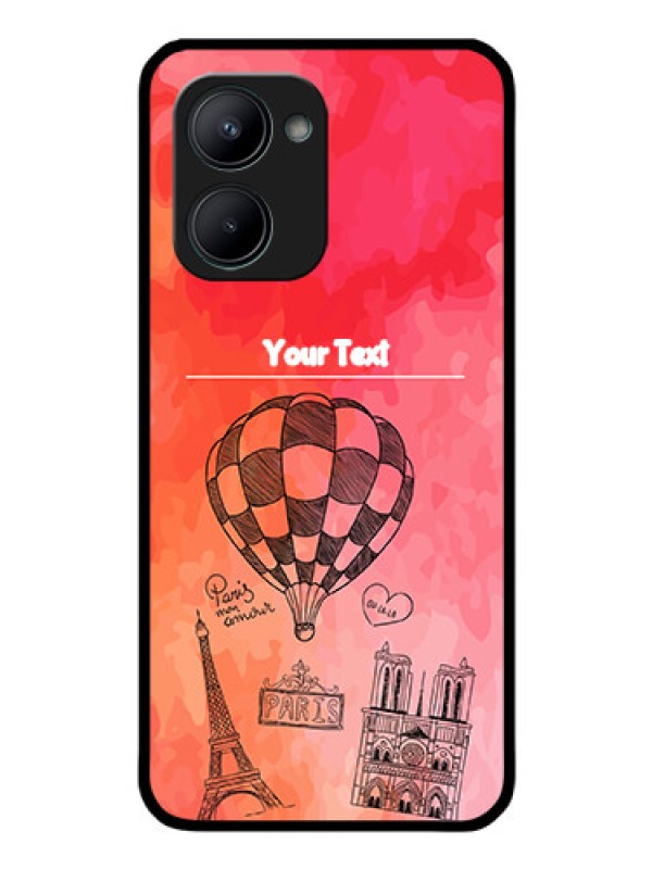 Custom Realme C33 2023 Custom Glass Phone Case - Paris Theme Design
