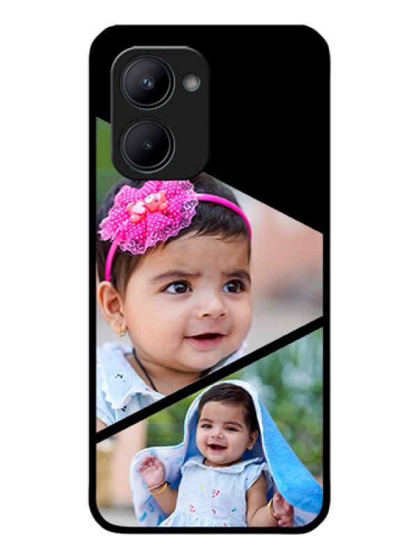 Custom Realme C33 2023 Custom Glass Phone Case - Semi Cut Design