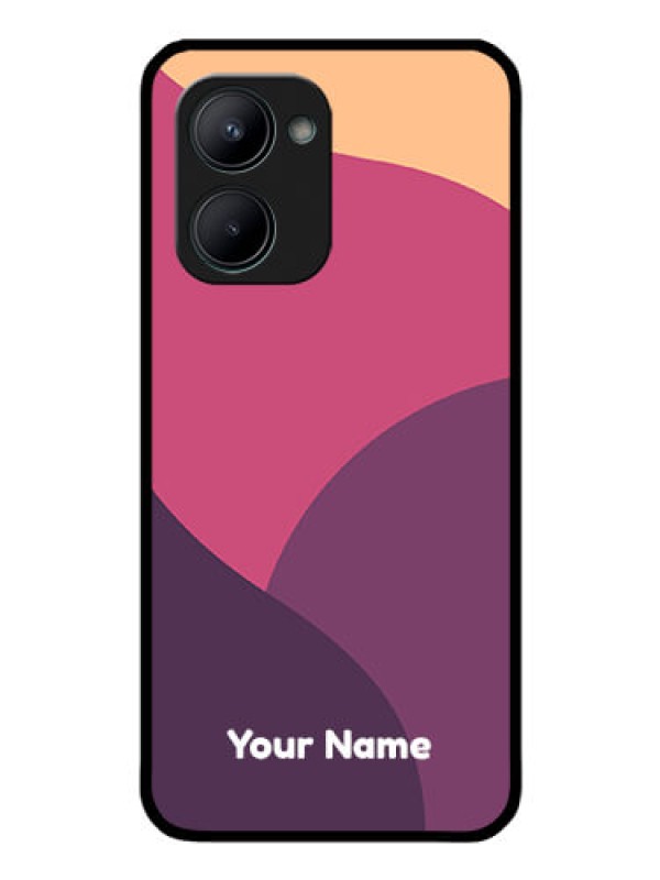 Custom Realme C33 2023 Custom Glass Phone Case - Mixed Multi-colour abstract art Design