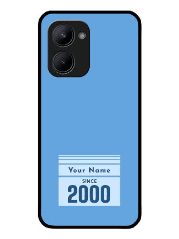 Custom Realme C33 2023 Custom Glass Mobile Case - Custom Year of birth Design