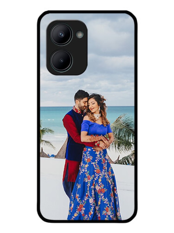 Custom Realme C33 Photo Printing on Glass Case - Upload Full Picture Design