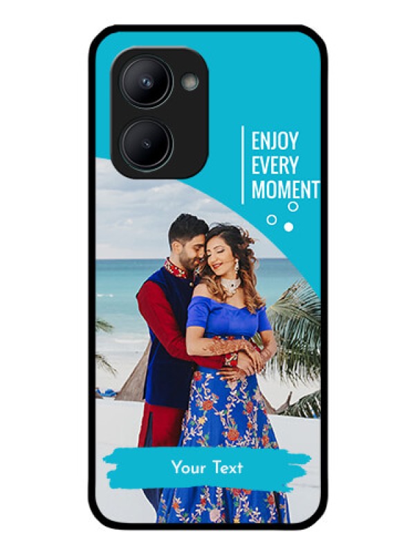 Custom Realme C33 Custom Glass Mobile Case - Happy Moment Design