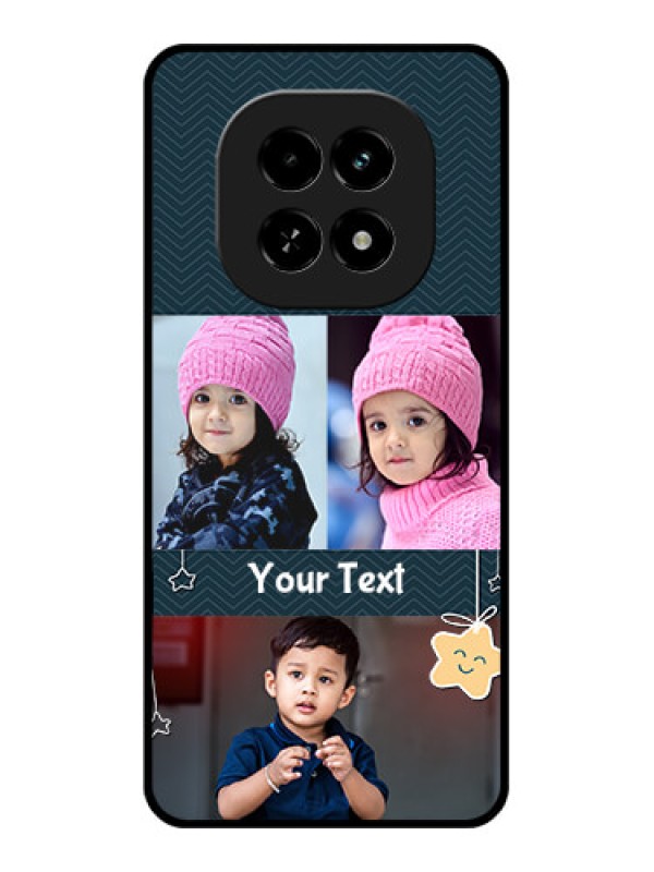 Custom Realme C63 5G Custom Glass Phone Case - Hanging Stars Design