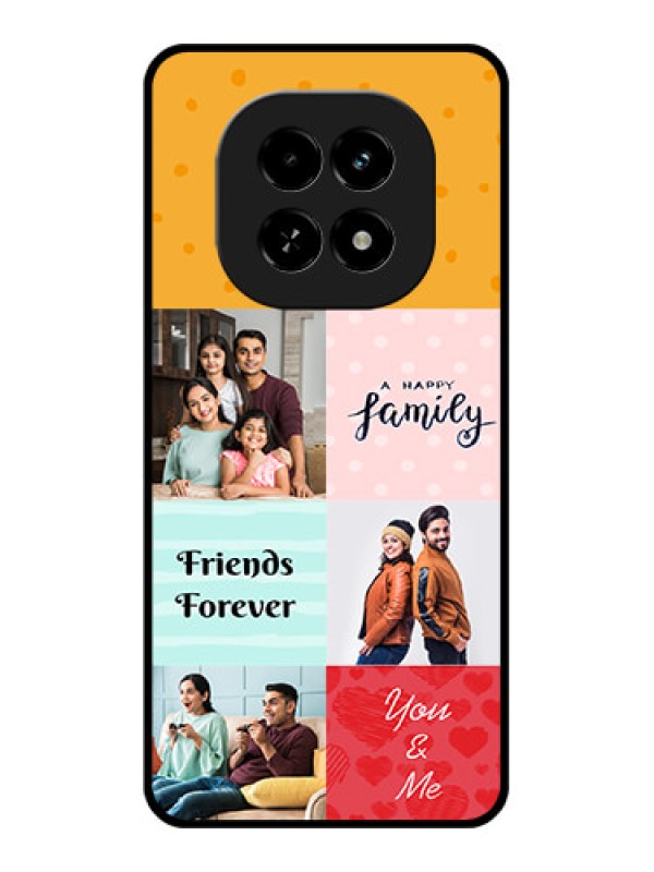 Custom Realme C63 5G Custom Glass Phone Case - Images With Quotes Design