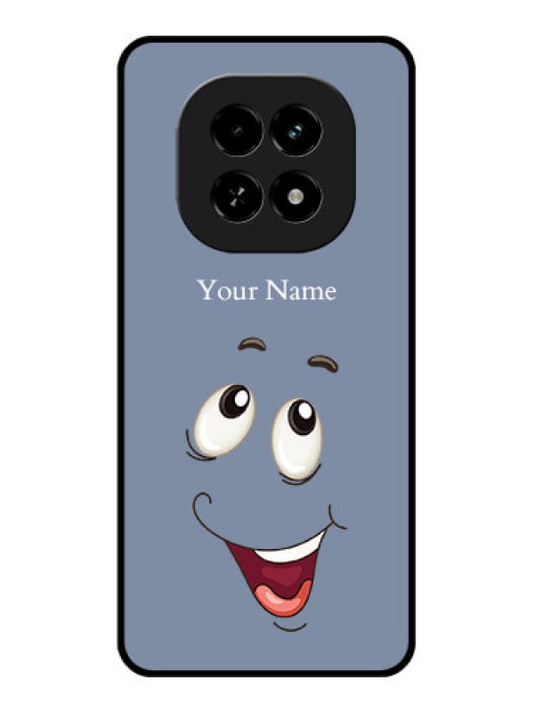 Custom Realme C63 5G Custom Glass Phone Case - Laughing Cartoon Face Design
