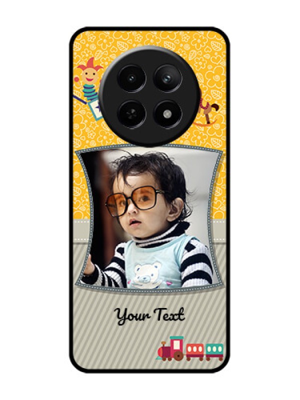 Custom Realme C65 5G Custom Glass Phone Case - Baby Picture Upload Design