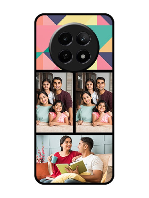 Custom Realme C65 5G Custom Glass Phone Case - Bulk Pic Upload Design