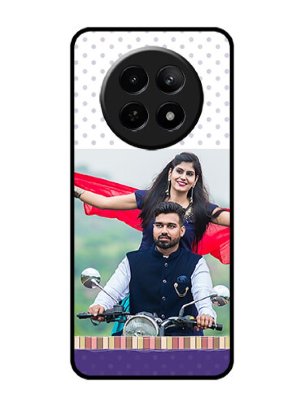Custom Realme C65 5G Custom Glass Phone Case - Cute Family Design