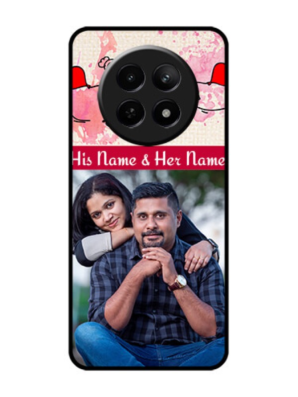 Custom Realme C65 5G Custom Glass Phone Case - You And Me Case Design