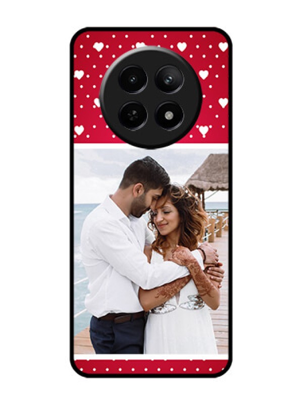 Custom Realme C65 5G Custom Glass Phone Case - Hearts Mobile Case Design