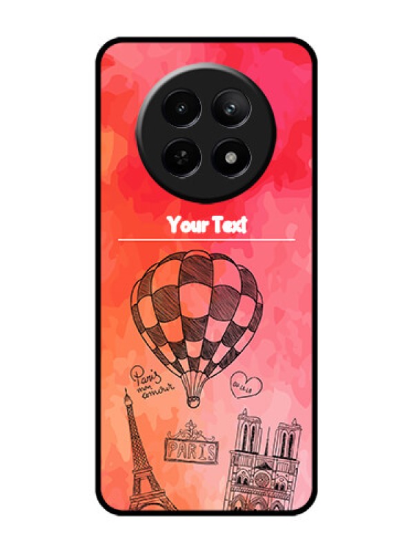 Custom Realme C65 5G Custom Glass Phone Case - Paris Theme Design