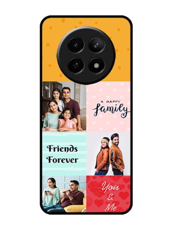 Custom Realme C65 5G Custom Glass Phone Case - Images With Quotes Design