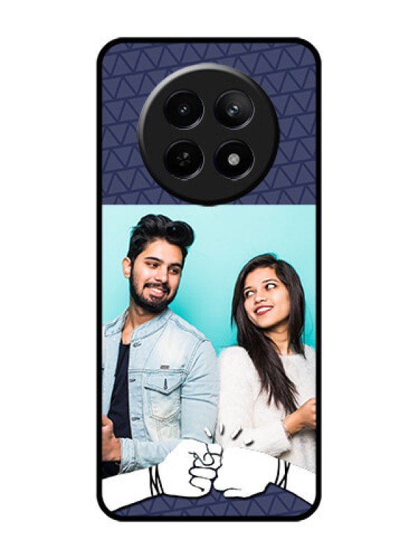 Custom Realme C65 5G Custom Glass Phone Case - With Best Friends Design