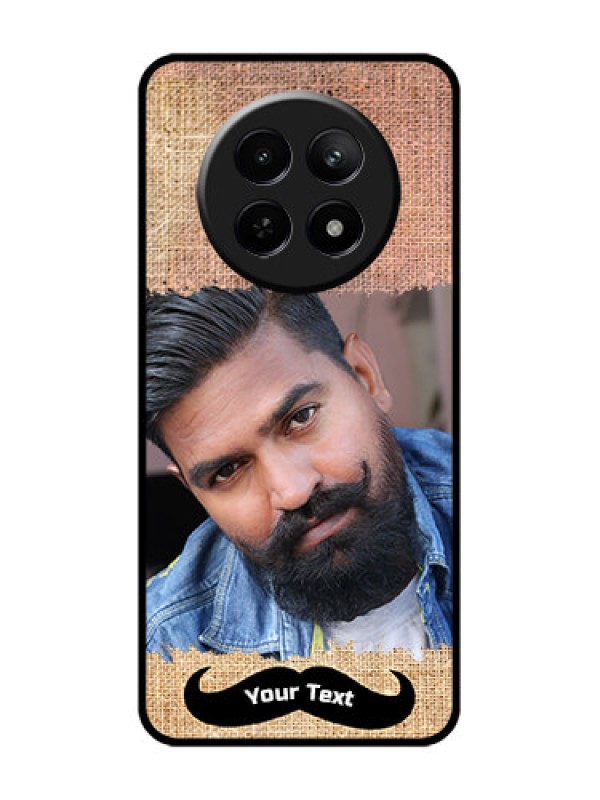 Custom Realme C65 5G Custom Glass Phone Case - With Texture Design