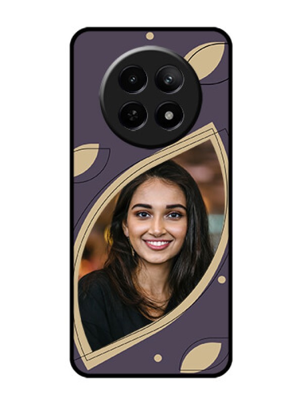 Custom Realme C65 5G Custom Glass Phone Case - Falling Leaf Design