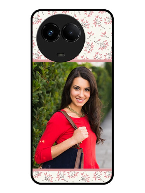 Custom Realme C67 5G Custom Glass Phone Case - Stunning Floral Design
