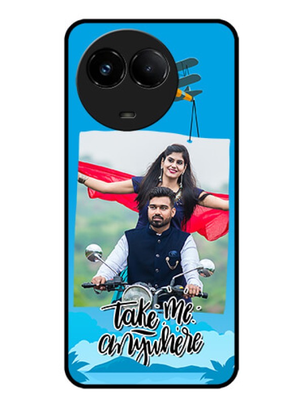 Custom Realme C67 5G Custom Glass Phone Case - Traveller Design