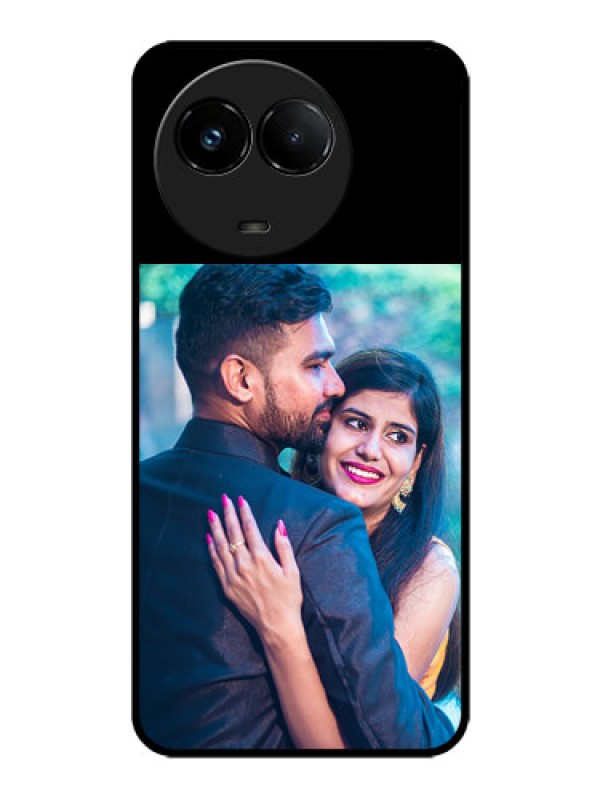 Custom Realme C67 5G Custom Glass Phone Case - Upload Full Picture With Custom Color Design