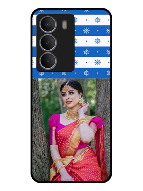Custom Realme C71 5G Custom Glass Phone Case - Snow Pattern Design