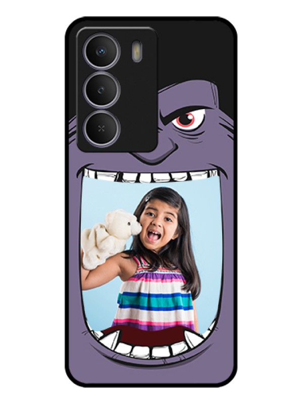 Custom Realme C71 5G Custom Glass Phone Case - Angry Monster Design
