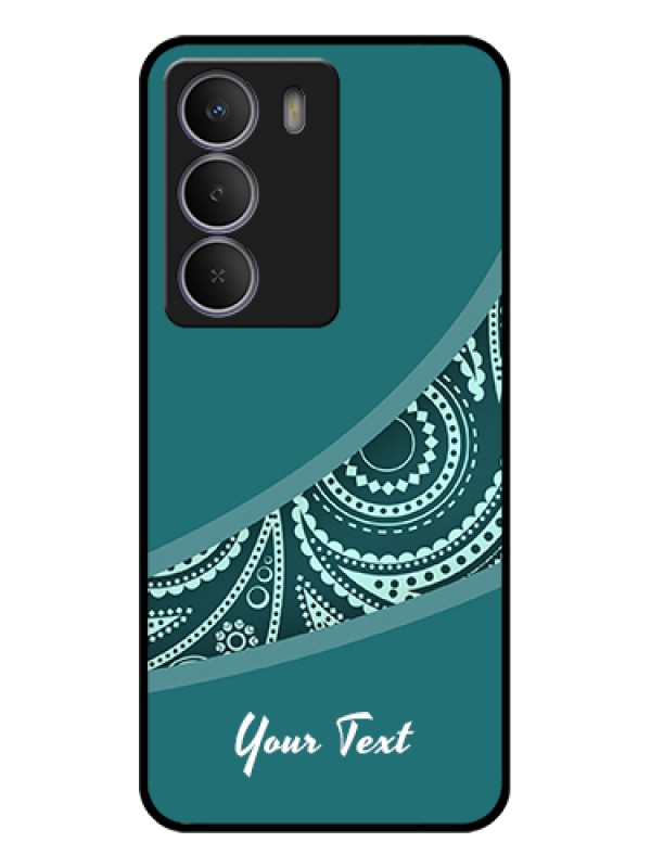 Custom Realme C71 5G Custom Glass Phone Case - Semi Visible Floral Design