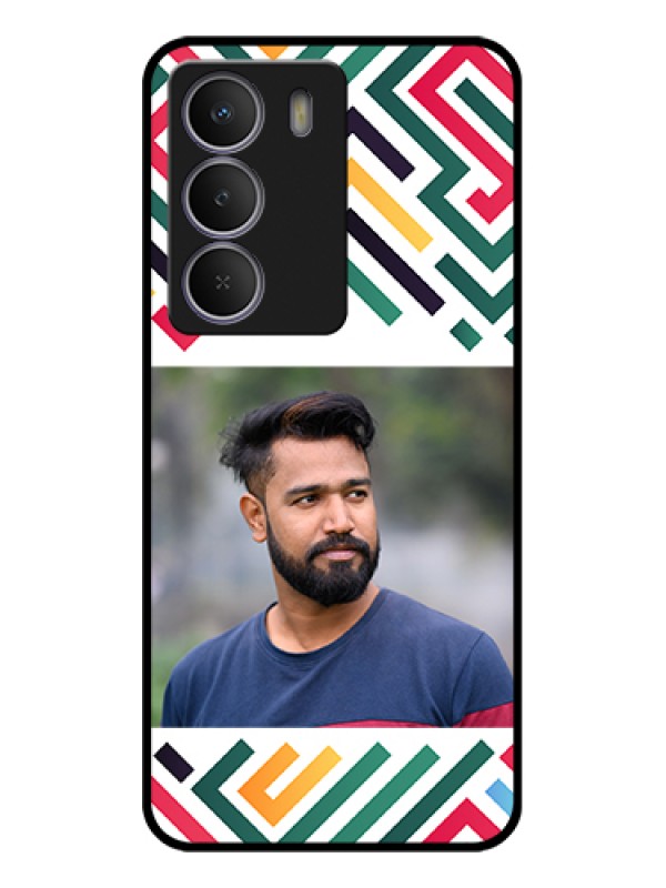 Custom Realme C71 5G Custom Glass Phone Case - Colorful Maze Pattern Design