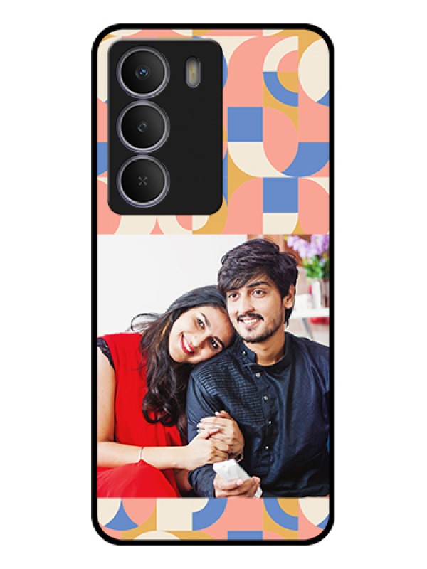 Custom Realme C71 5G Custom Glass Phone Case - Semi - Circle Maze Pattern Design