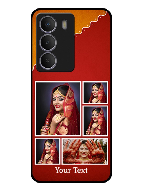 Custom Realme C73 5G Custom Glass Phone Case - Wedding Pic Upload Design