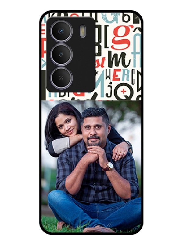 Custom Realme C73 5G Custom Glass Phone Case - Alphabet Design