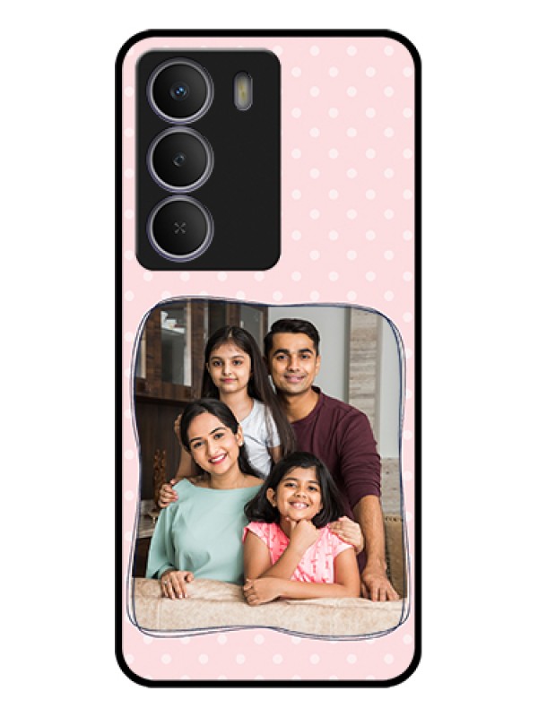 Custom Realme C73 5G Custom Glass Phone Case - Family With Dots Design
