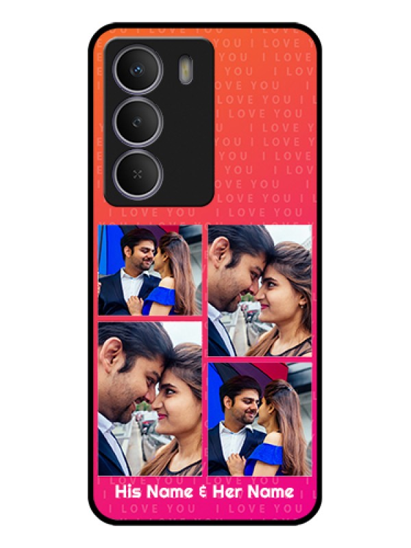 Custom Realme C73 5G Custom Glass Phone Case - I Love You Pink Design
