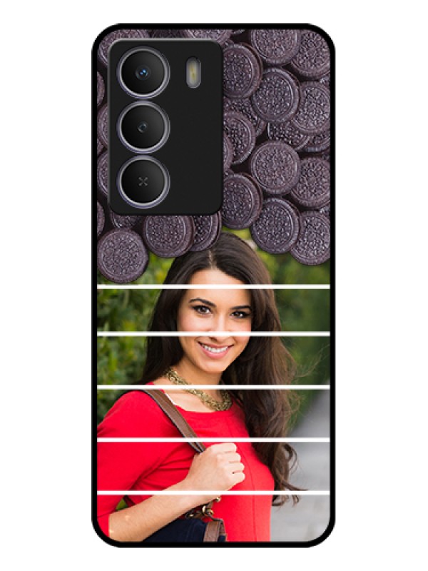 Custom Realme C73 5G Custom Glass Phone Case - With Oreo Biscuit Design