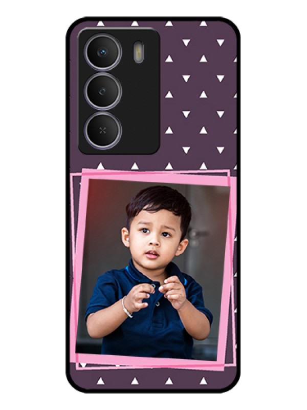 Custom Realme C73 5G Custom Glass Phone Case - Triangle Pattern Dotted Design
