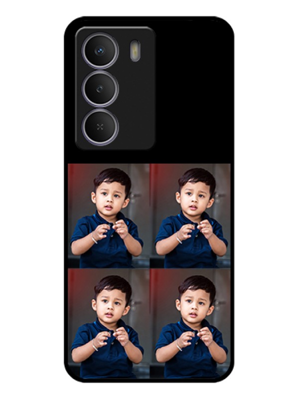 Custom Realme C73 5G Custom Glass Phone Case - 4 Image Holder Design