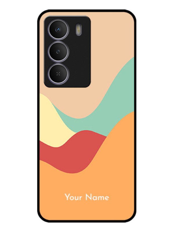 Custom Realme C73 5G Custom Glass Phone Case - Ocean Waves Multi - Colour Design