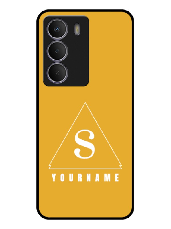 Custom Realme C73 5G Custom Glass Phone Case - Simple Triangle Design