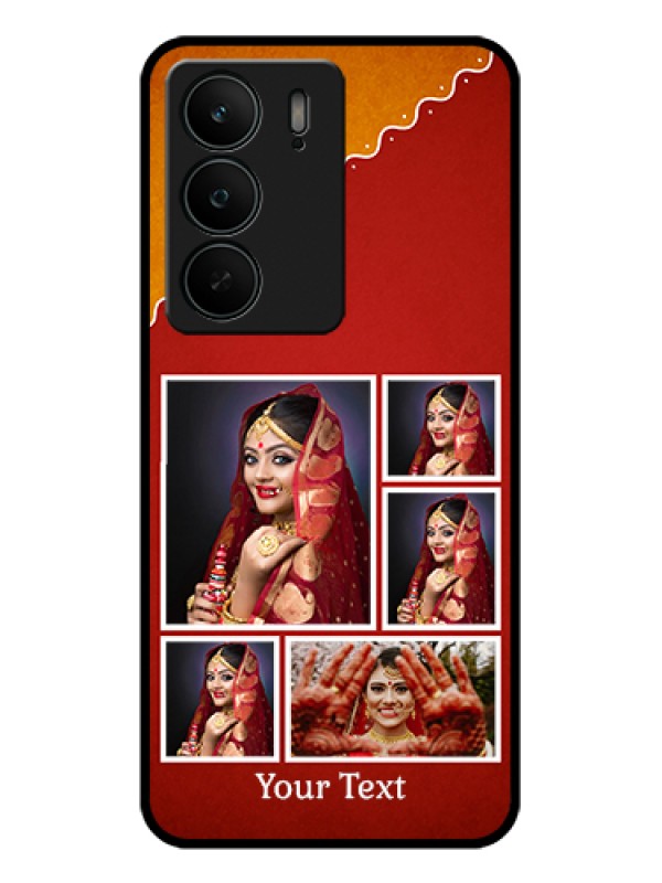 Custom Realme C75 5G Custom Glass Phone Case - Wedding Pic Upload Design