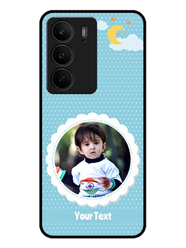Custom Realme C75 5G Custom Glass Phone Case - Violet Pattern Design