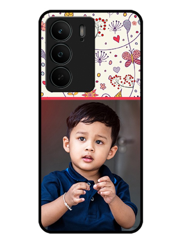 Custom Realme C75 5G Custom Glass Phone Case - Premium Floral Design