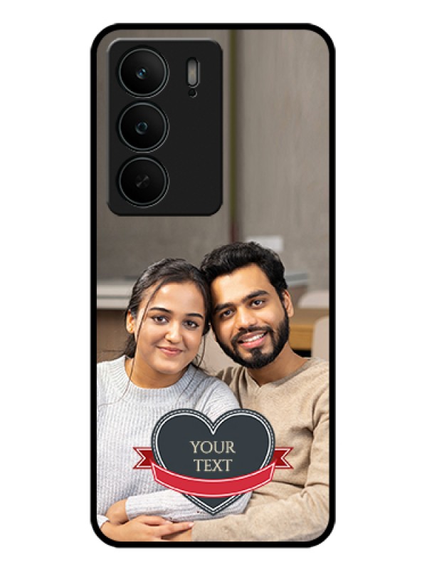 Custom Realme C75 5G Custom Glass Phone Case - Just Married Couple Design