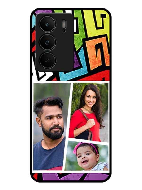Custom Realme C75 5G Custom Glass Phone Case - Graffiti Pattern Design