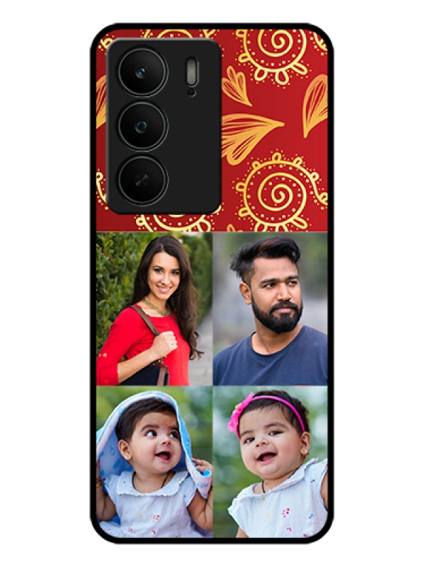 Custom Realme C75 5G Custom Glass Phone Case - 4 Image Traditional Design