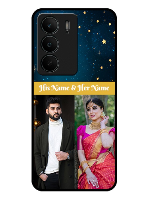 Custom Realme C75 5G Custom Glass Phone Case - Galaxy Stars Backdrop Design
