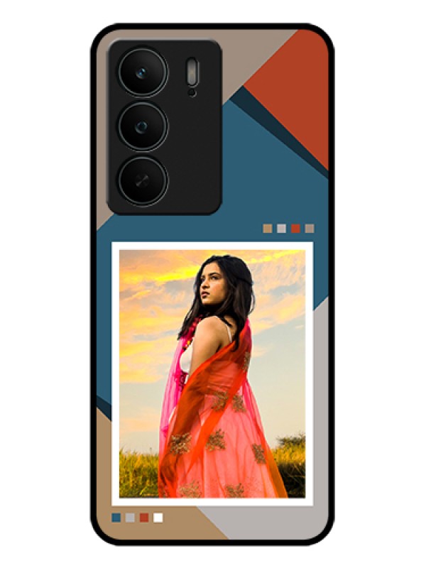 Custom Realme C75 5G Custom Glass Phone Case - Retro Color Pallet Design