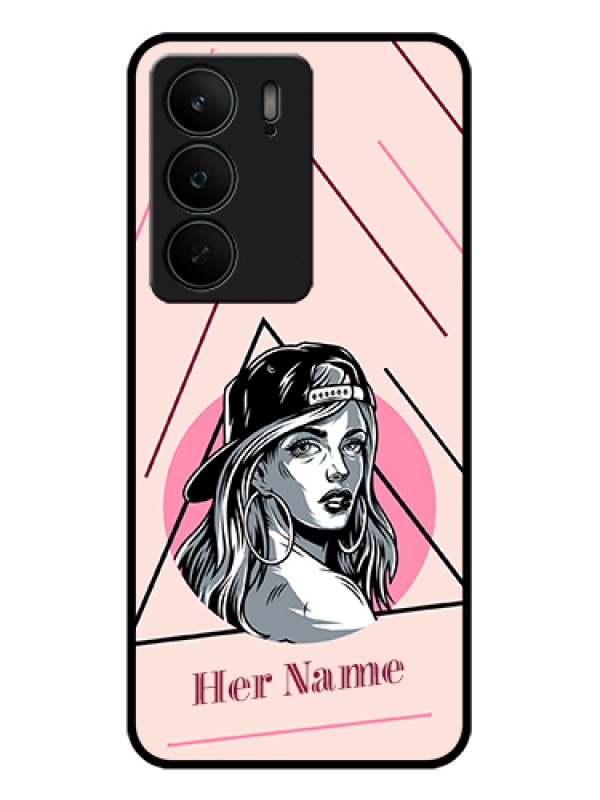 Custom Realme C75 5G Custom Glass Phone Case - Rockstar Girl Design