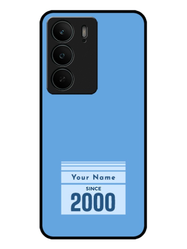 Custom Realme C75 5G Custom Glass Phone Case - Custom Year Of Birth Design