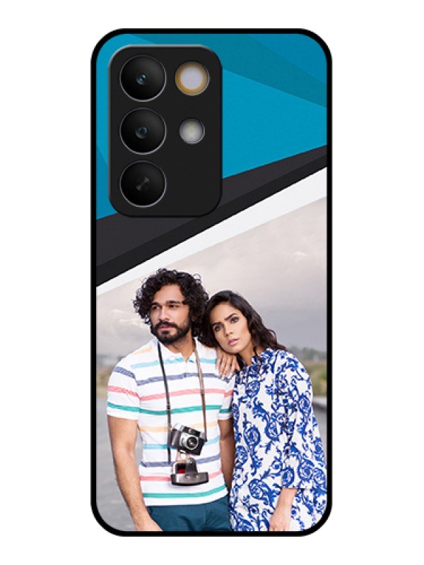 Custom Realme C85 5G Custom Glass Phone Case - Simple Pattern Photo Upload Design